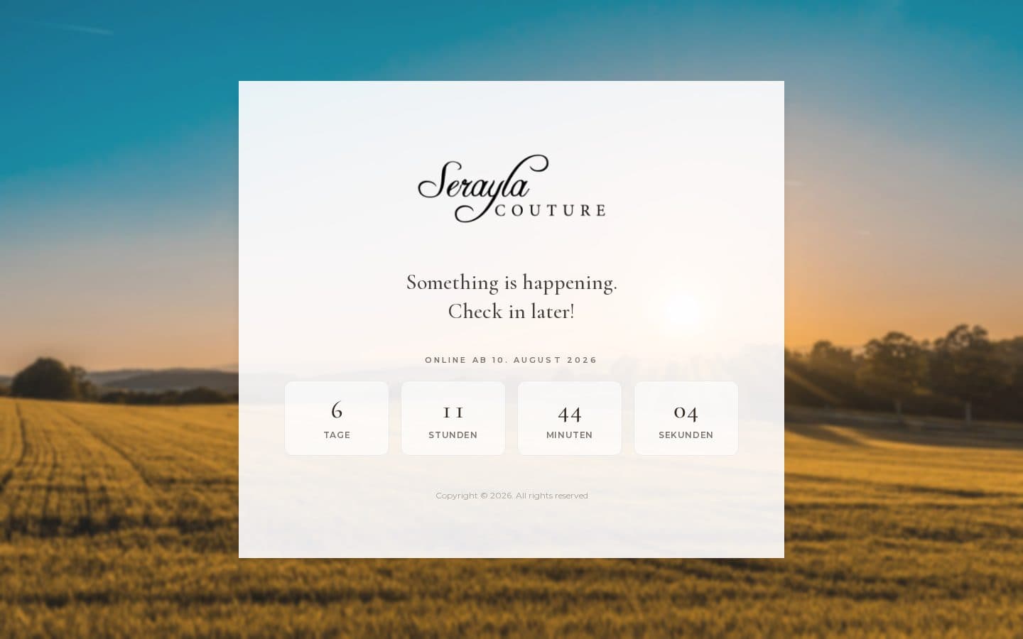 Serayla Couture – Markenauftritt & Shop-System