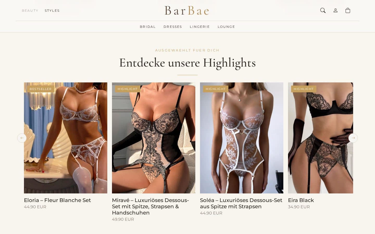 Produkte, Sets und Highlights
